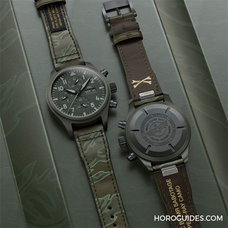 迷彩、刺繡布貼,SBTG街頭潮味上手|IWC x SBTG特別版表帶套裝-復刻表