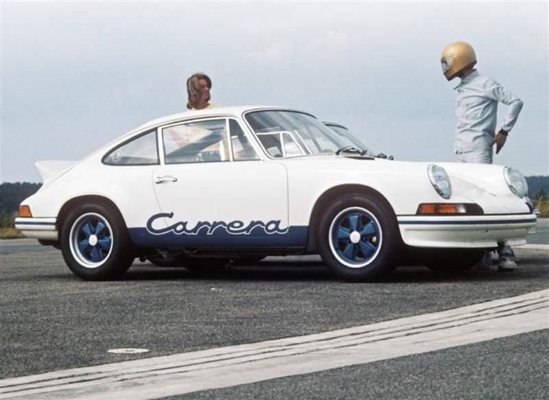 911 Carrera RS 2.7是保時捷911車系中的一款標志性杰作，亦是首款以「Carrera」命名，并將Carrera名稱印上車身的車款。 （圖片來源：TAG Heuer）