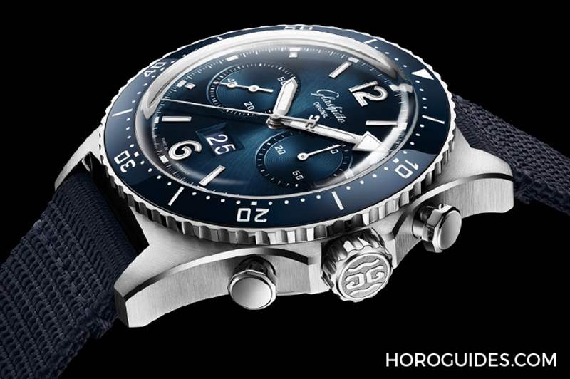 藍面、藍陶瓷圈打頭陣！ Glashütte Original SeaQ系列首次搭載計時功能-復刻表