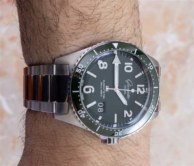 動手實踐：格拉蘇蒂原創 SeaQ 綠色表盤精鋼潛水表-復刻表