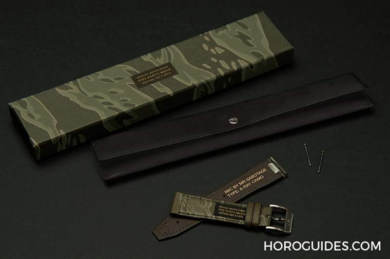 迷彩、刺繡布貼,SBTG街頭潮味上手|IWC x SBTG特別版表帶套裝-復刻表