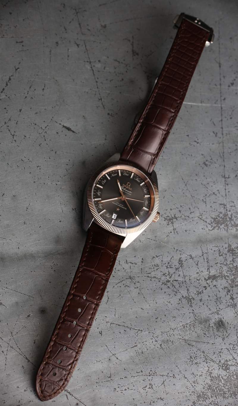 歐米茄環(huán)球霸王年歷腕表上手體驗-復刻表