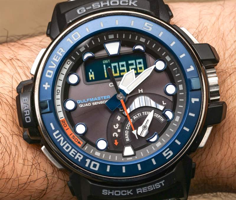 卡西歐G-Shock Master Of G Gulfmaster GWNQ1000-1A手表評論-復刻表