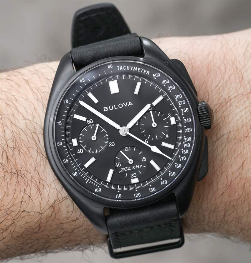 寶路華月亮手表計時碼表 98A186 為 2017 年動手-復刻表