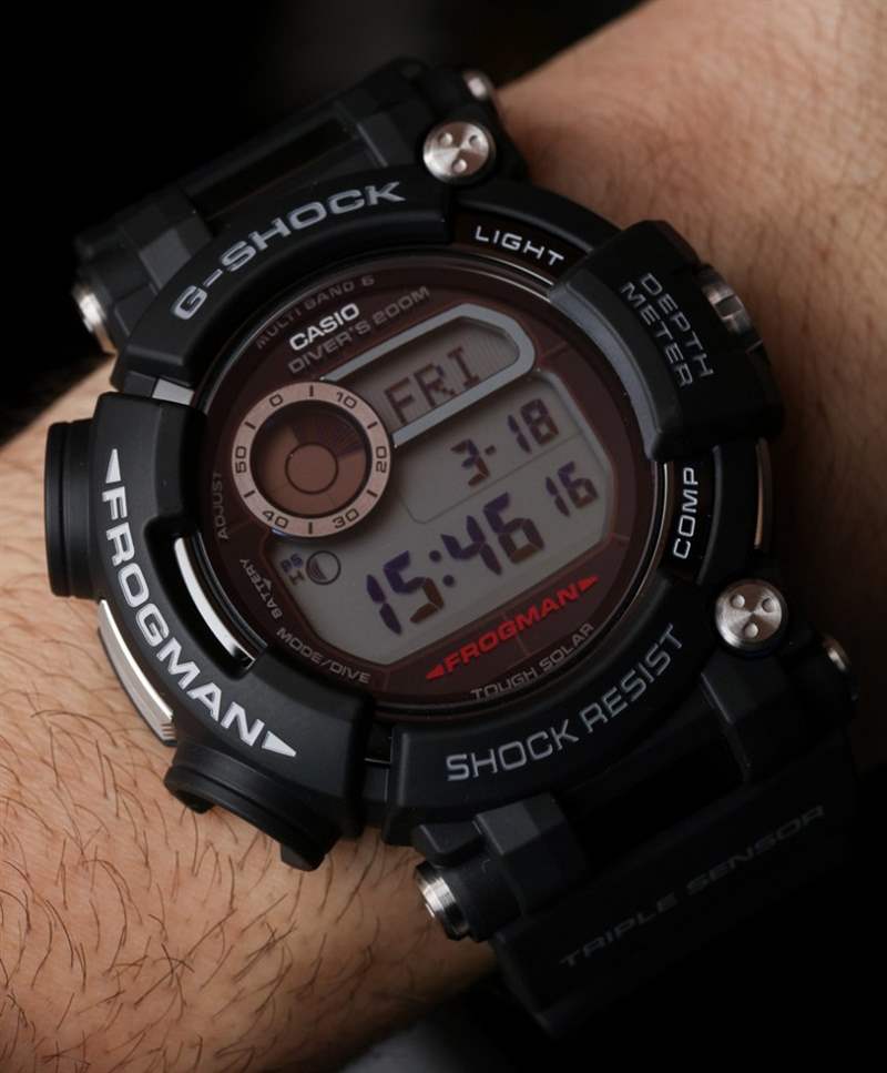 卡西歐G-Shock Frogman GWF-D1000動手實踐:終極潛水工具手表-復刻表
