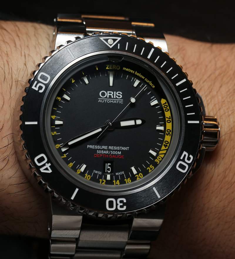 Oris Aquis深度計腕表上手體驗-復刻表