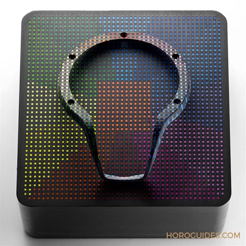 為碳纖維表殼編織出彩虹色調(diào):宇舶MP-09雙軸陀飛輪5天動(dòng)力儲(chǔ)存腕表-復(fù)刻表