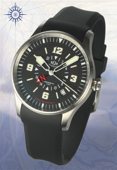 RGM North Pointer GMT watch 新款RGM北指針專業GMT 254手表-復刻表