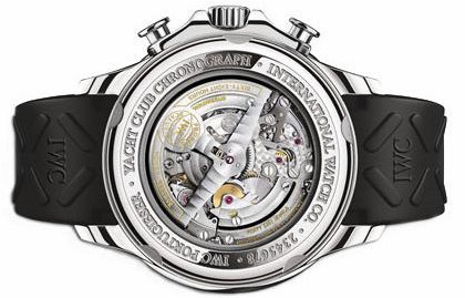IWC Yacht Club watch back IWC萬國表葡萄牙游艇俱樂部計時腕表-復(fù)刻表