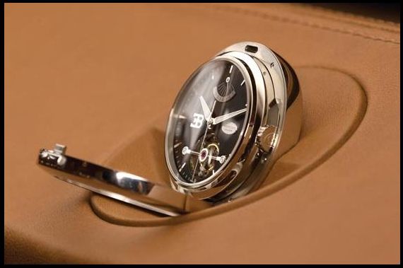 Parmigiani Bugatti Tourbillon 5 帕瑪強尼布加迪陀飛輪腕表+布加迪Galibier 16C汽車-復(fù)刻表