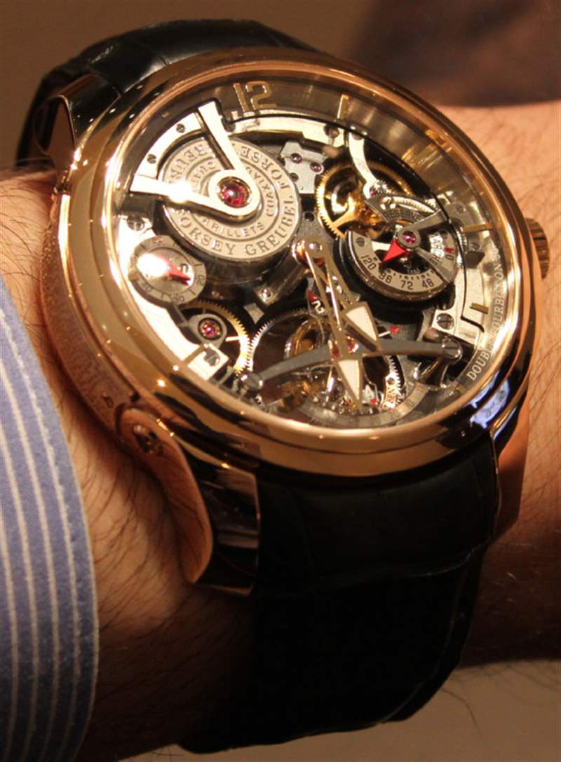 Greubel Forsey  Double Tourbillon Technique watch 4 格魯貝爾福西Greubel Forsey雙陀飛輪腕表-復刻表