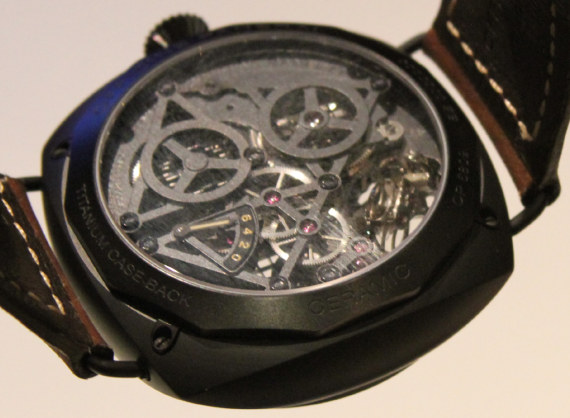 PAM 348 watch back SBF(原VS)沛納海348Radiomir陀飛輪GMT陶瓷48毫米腕表-復刻表