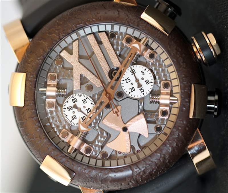羅曼杰羅姆蒸汽朋克計時腕表評論-復刻表