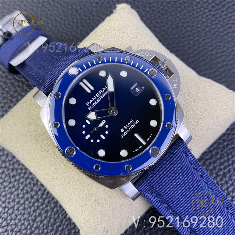 SBF廠(VS廠)新品沛納海pam1289藍(lán)色拋光圈口腕表做工如何-復(fù)刻表