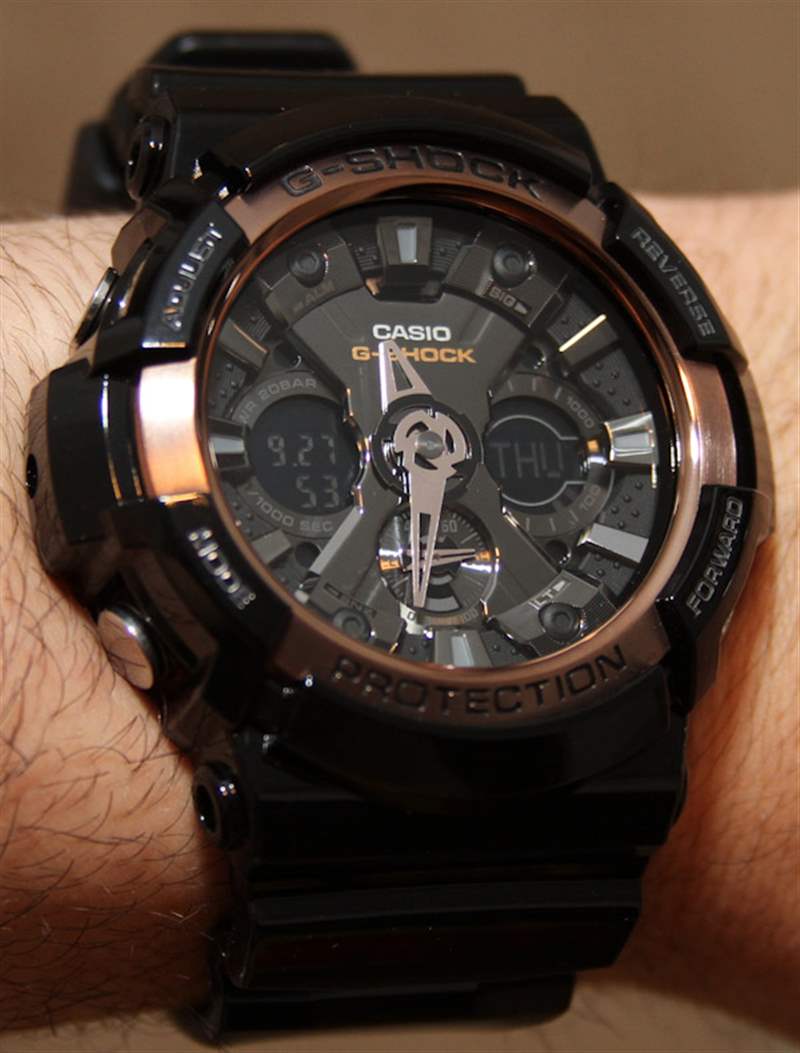 卡西歐G-Shock GA200RG手表評測-復刻表