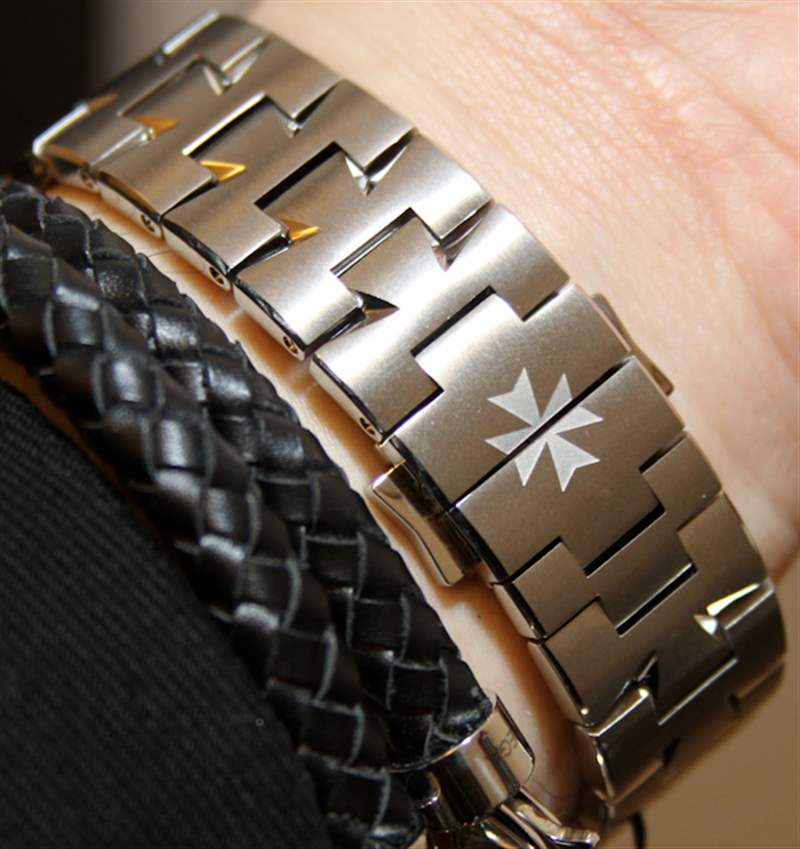 江詩丹頓縱橫四海計時碼表藍色表盤腕表上手-復刻表