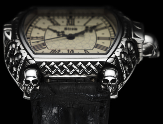 Memento_Mori_Lugs 丹尼爾·斯特羅姆“Agonium”紀念品森,Carpe Diem哥特風手表-復刻表