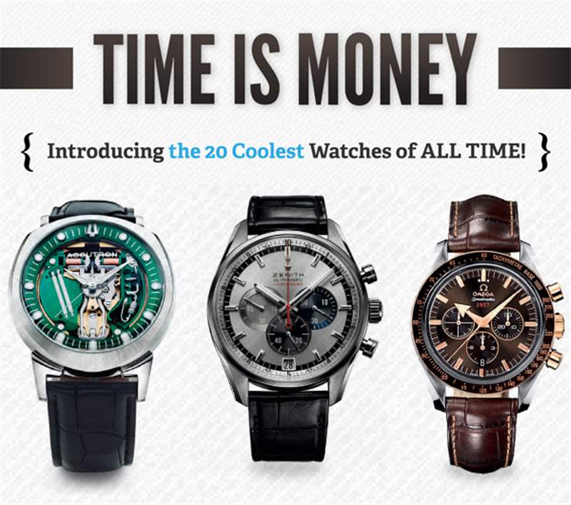 一家保險(xiǎn)公司列出的有史以來最熱門的20款手表-復(fù)刻表