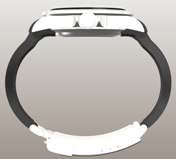 勞力士手表評論的珠穆朗瑪峰EH-1表帶硅膠表帶-復刻表