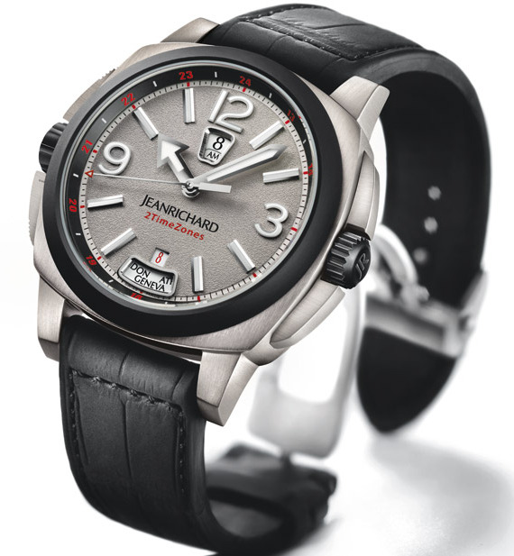 JeanRichard  2TimeZones Zirconium JeanRichard理查德雙時區手表-復刻表
