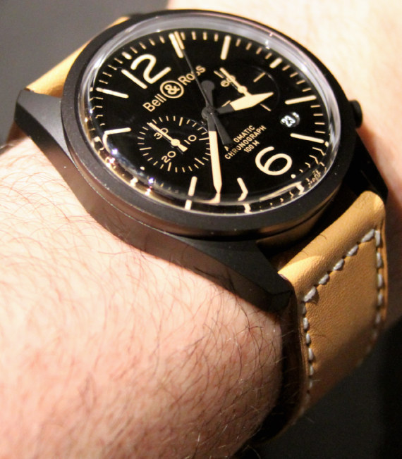 Bell & Ross Vintage BR 126 Carbon 柏萊士Vintage BR 123 & 126精鋼表殼圓形腕表-復刻表