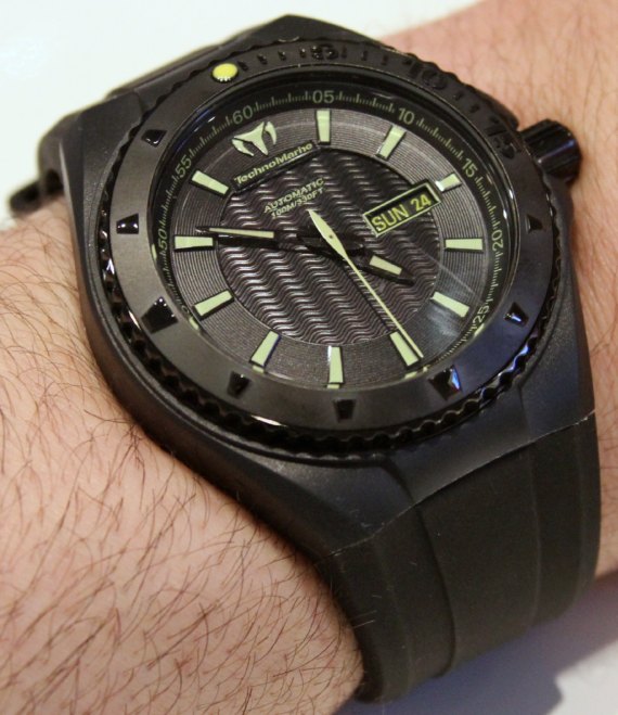 TechnoMarine  Cruise Automatic 泰諾船舶重返市場(chǎng)四分之一橙圈腕表-復(fù)刻表