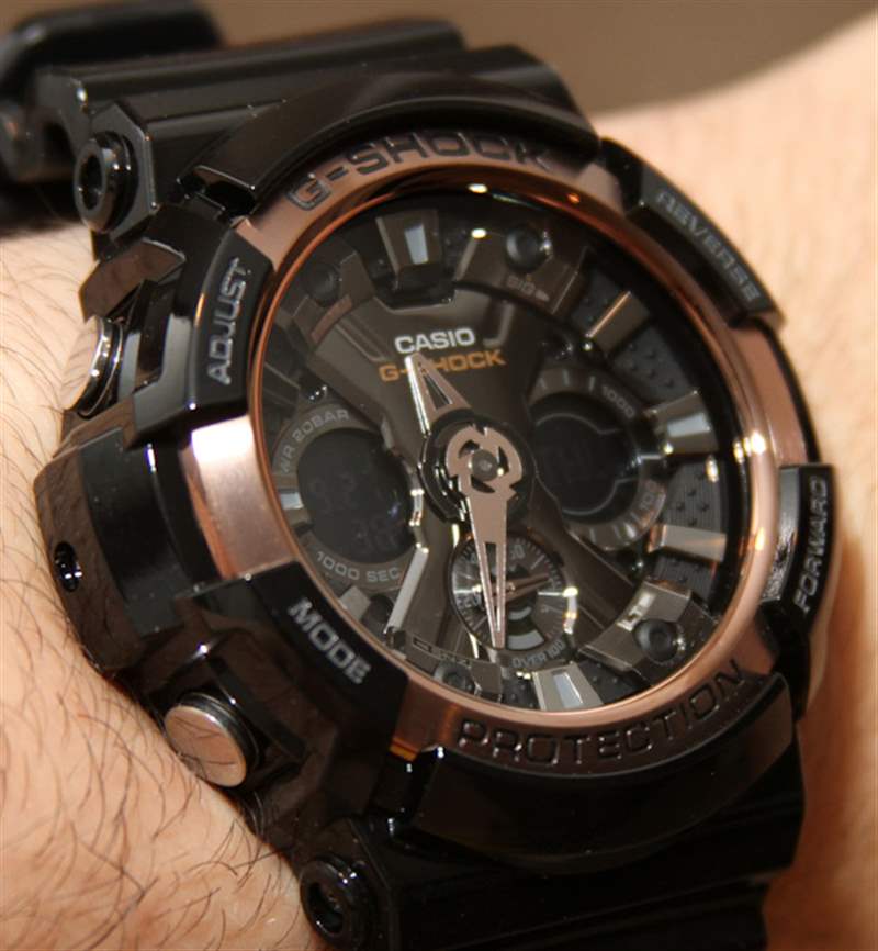 卡西歐G-Shock GA200RG手表評測-復刻表