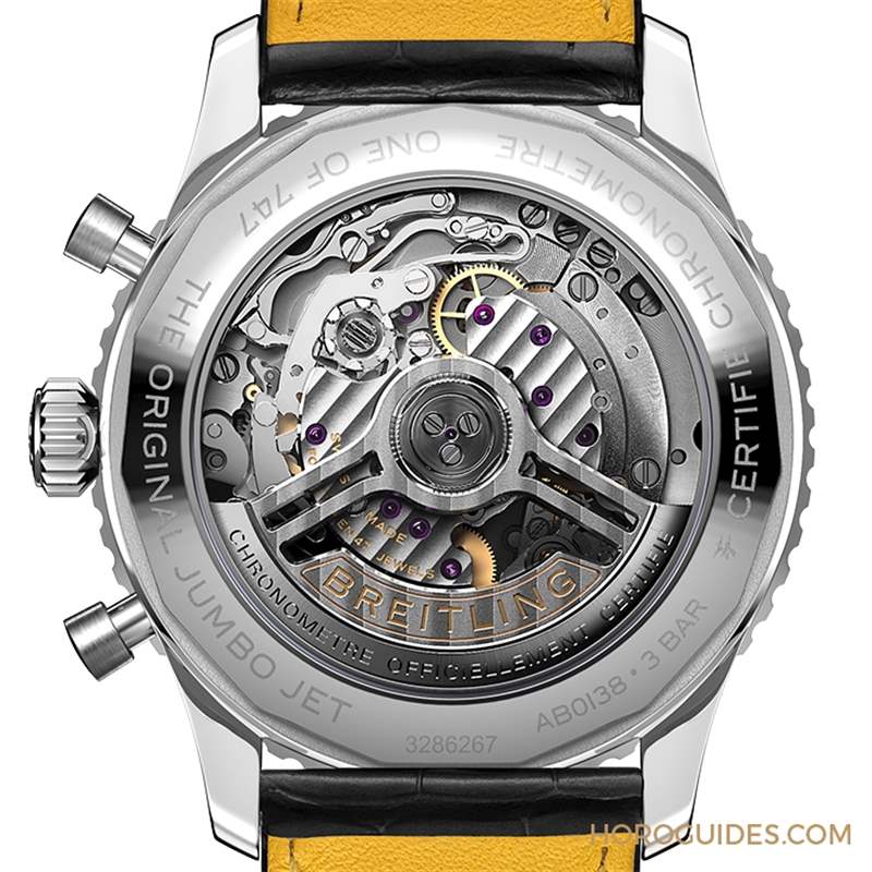 BREITLING - 頌揚原始巨無霸噴射機，BREITLING Navitimer B01「波音747限量版」