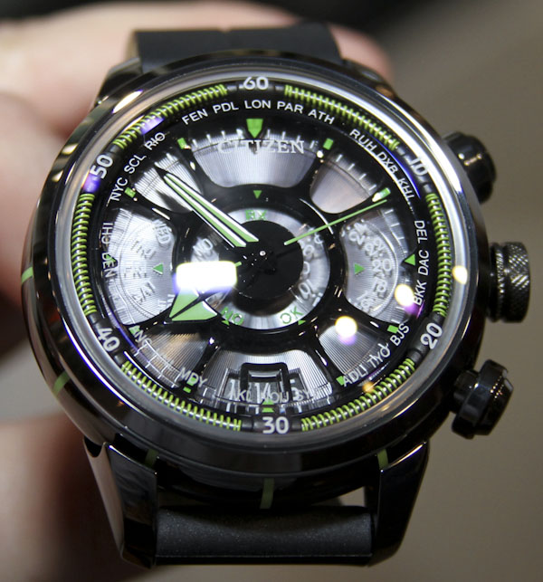 西鐵城光動(dòng)能衛(wèi)星電波手表上手-復(fù)刻表