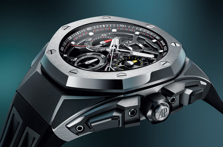 AP皇家橡樹概念系列新作首度融入雙追針飛返計時與表帶快拆設計-復刻表