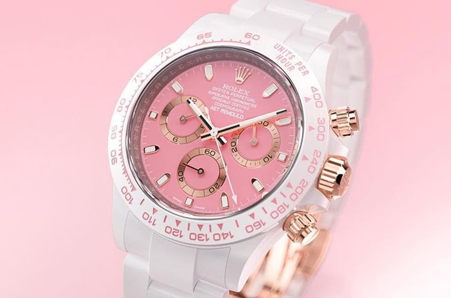 春天氣息濃烈的“櫻花”主題白陶瓷Daytona-復刻表