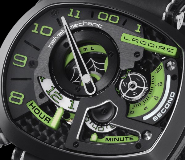 Ladoire_BlackWidow_MrGreen 拉多爾黑寡婦“格林先生”限量版手表-復刻表