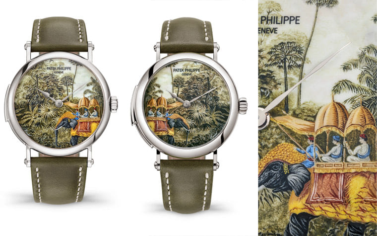 百達翡麗2023珍稀工藝展座鐘、懷表與手表焦點展品一次看-復刻表