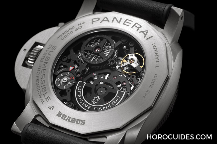 DMLS金屬鐳射燒結(jié)表殼加持!Panerai x Brabus聯(lián)名表第四代現(xiàn)身:Submersible S eTitanio PAM01403-復(fù)刻表