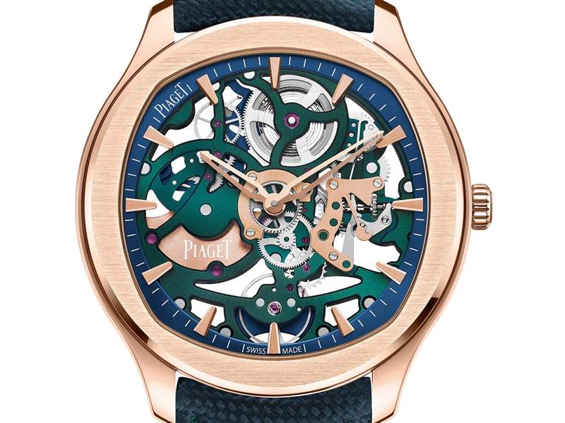 Piaget推出Polo Skeleton Arty超薄鏤空腕表：彩色機芯-復刻表