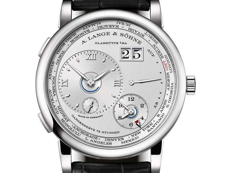 『新表』A. Lange & S?hne朗格推出鉑金表殼Lange 1世界時腕表和玫瑰金盤1815萬年歷雙追針計時碼表-復刻表