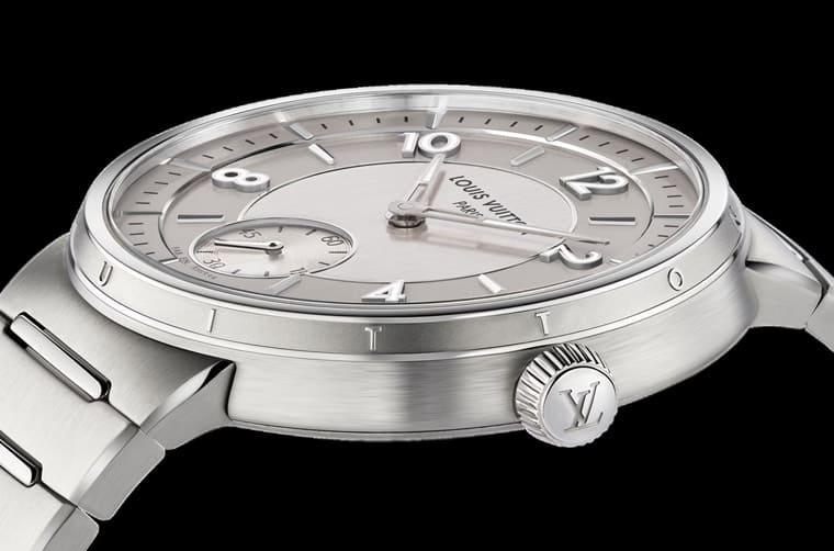 路易威登全新風格Tambour不銹鋼高級小三針產品定位全面升級-復刻表