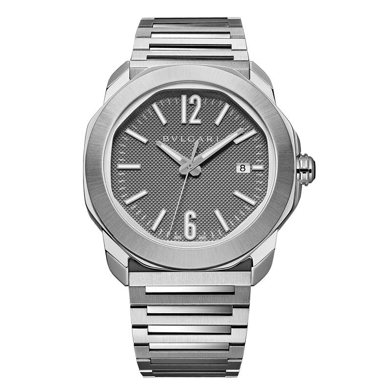 寶格麗推出全新Octo Roma系列腕表:巴黎釘紋表盤、中央飛行陀飛輪、虎眼石鑲嵌機(jī)芯-復(fù)刻表