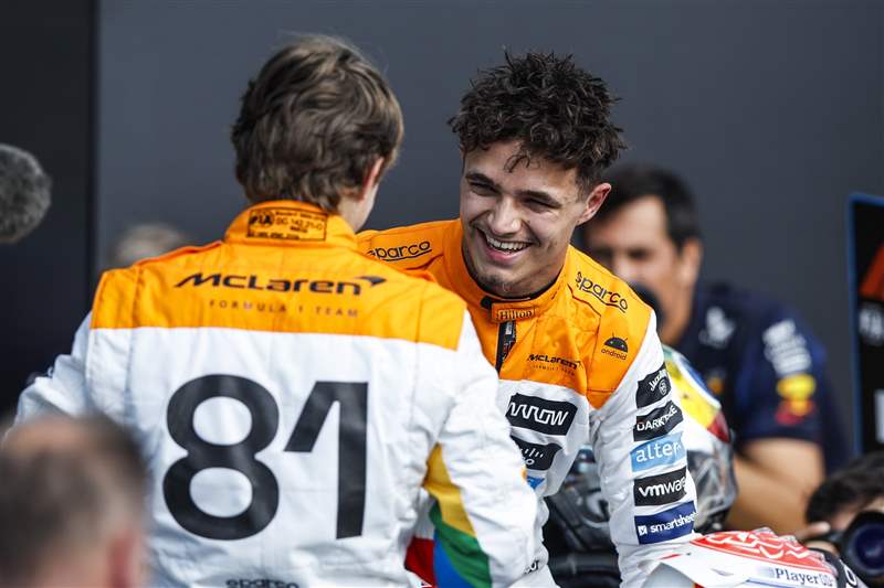 年輕有為，RICHARD MILLE理查米爾合作伙伴McLaren F1車隊(duì)接連上演亮眼表現(xiàn)-復(fù)刻表