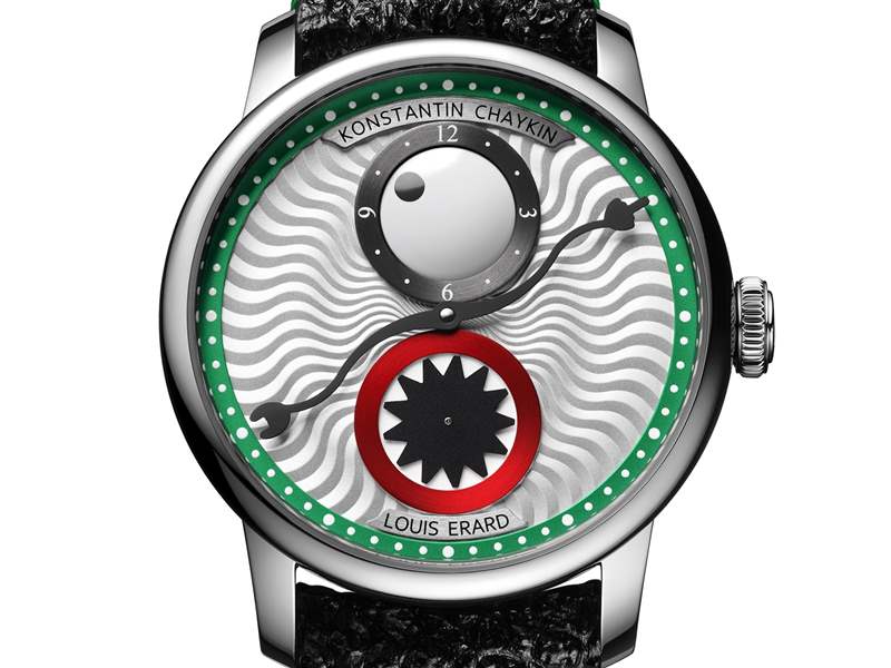 Louis Erard x Konstantin Chaykin合作推出Le Régulateur Time-Eater整時(shí)器布局腕表:獨(dú)眼怪獸-復(fù)刻表