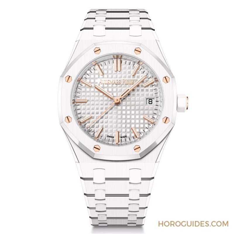 AUDEMARS PIGUET - 白色陶瓷版！ 愛彼皇家橡樹34毫米自動(dòng)上鏈腕表雪白登場(chǎng)