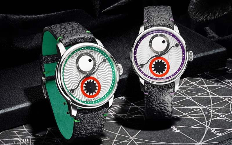 Louis Erard x Konstantin Chaykin合作推出Le Régulateur Time-Eater整時(shí)器布局腕表:獨(dú)眼怪獸-復(fù)刻表