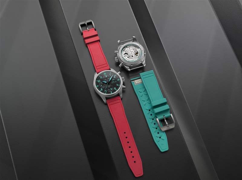 萬國推出Pilot’s Watch Chronograph 41 Mercedes-AMG Petronas Formula One Team Miami Pink計時碼表-復刻表