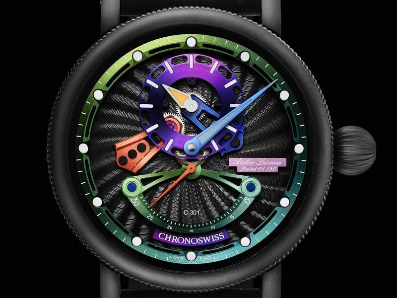 Chronoswiss推出Open Gear ReSec Candy Shop整時(shí)器布局腕表：糖果派對(duì)-復(fù)刻表