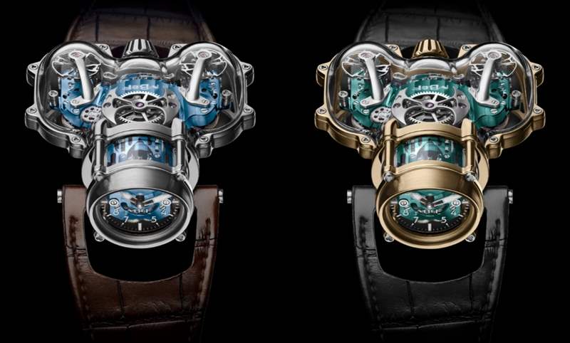 最美機芯雙色齊發(fā)|MB&F HM9 Sapphire Vision-復刻表