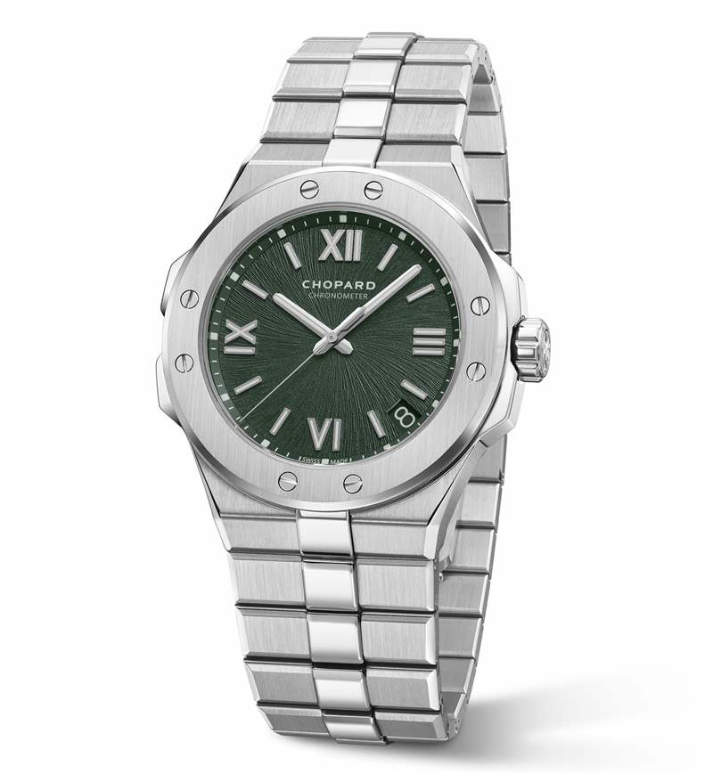 Chopard推出Alpine Eagle系列腕表新作：綠色表盤，33mm女士腕表-復刻表