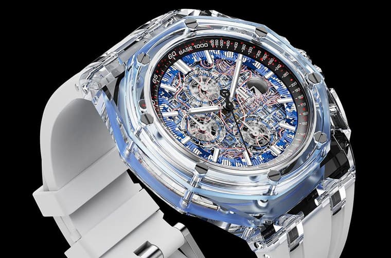 超吸睛！主打迷彩軍事風(fēng)的透明皇家橡樹離岸型計(jì)時碼表-復(fù)刻表