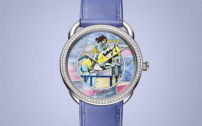 Hermès推出Arceau WOW微繪工藝表盤腕表-復刻表