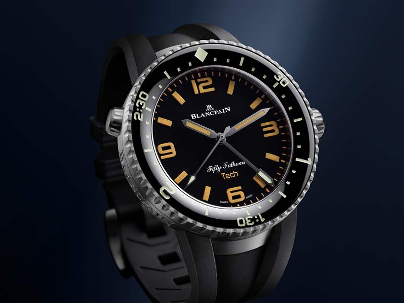 寶珀推出Fifty Fathoms 70th Anniversary Act 2 Tech Gombessa潛水腕表：3小時(shí)潛水計(jì)時(shí)-復(fù)刻表