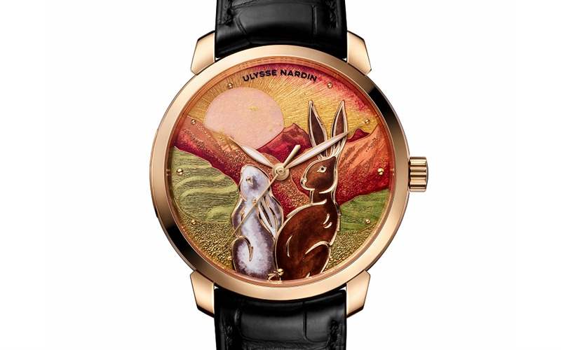Ulysse Nardin推出Classico Rabbit琺瑯工藝兔年腕表-復刻表